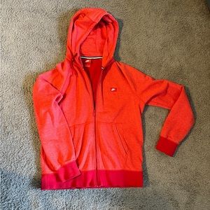 Nike men’s zip up hoodie. Size large